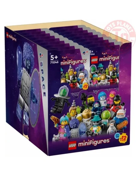 BOX 36 PEZZI MINIFIGURE LEGO SERIE SPACE LEGO 71046 BOX LEGO