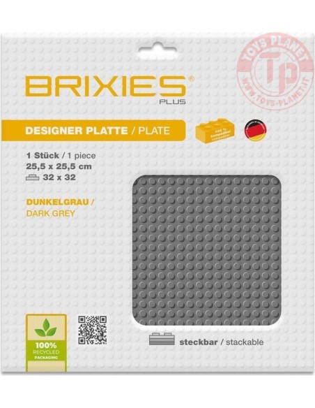 Base Grigio Scuro 32x32 BRIXIES 225.011 BRIXIES Base Grigio Scuro 32x32 BRIXIES 225.011 BRIXIES
