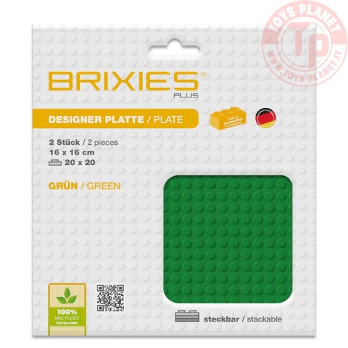 Base Verde 20x20 - 2 pz. BRIXIES 225.014 BRIXIES