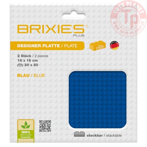 Base Blu 20x20 - 2 pz. BRIXIES 225.015 BRIXIES