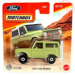 1/64 1970 Ford Bronco HOT WHEELS JBR89 MATCHBOX
