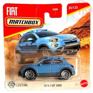1/64 2016 Fiat 500X MATCHBOX JBR96 MATCHBOX