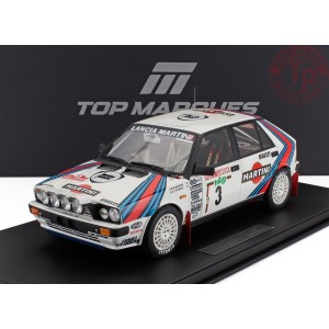 1/12 LANCIA DELTA 4WD TEAM MARTINI RACING night version N 3 WINNER RALLY SANREMO 1987 MIKI BIASION-TIZIANO SIVIERO CON VETRIN...