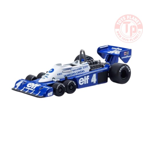 1/64 TYRRELL F1 P34 ELF 6 WHEELER N 4 SEASON 1977 PATRICK DEPAILLER KYOSHO 07038B4 KYOSHO 1:64