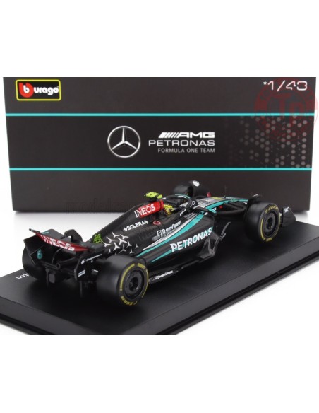 1/43 MERCEDES GP F1 W15 EQ PERFORMANCE TEAM AMG PETRONAS MOTORSPORT N 44 SEASON 2024 LEWIS HAMILTON CON PILOTA E VETRINA BURA... 1/43 MERCEDES GP F1 W15 EQ PERFORMANCE TEAM AMG PETRONAS MOTORSPORT N 44 SEASON 2024 LEWIS HAMILTON CON PILOTA E VETRINA BURA...