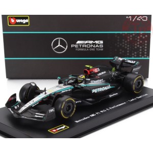 1/43 MERCEDES GP F1 W15 EQ PERFORMANCE TEAM AMG PETRONAS MOTORSPORT N 44 SEASON 2024 LEWIS HAMILTON CON PILOTA E VETRINA BURA...
