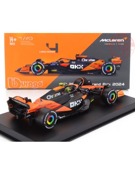 1/43 McLAREN F1 MCL38 TEAM MCLAREN N 4 WINNER MIAMI GP 2024 FIRST F1 VICTORY LANDO NORRIS CON PILOTA E VETRINA BURAGO 18-3821... 1/43 McLAREN F1 MCL38 TEAM MCLAREN N 4 WINNER MIAMI GP 2024 FIRST F1 VICTORY LANDO NORRIS CON PILOTA E VETRINA BURAGO 18-3821...