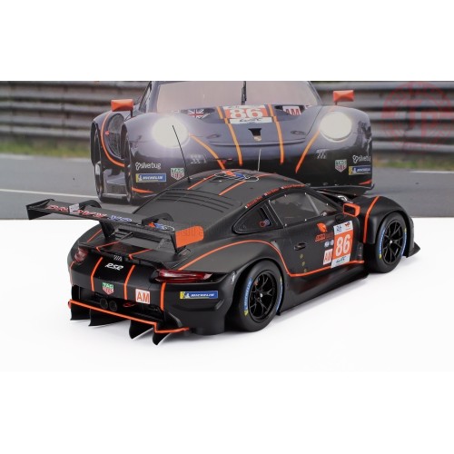 1/18 PORSCHE - 911 991 RSR-19 4.2L TEAM GR RACING N 86 24h LE MANS 2022 MICHAEL WAINWRIGHT - RICCARDO PERA - BEN BARKER IXO L...