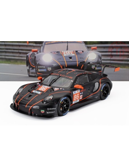1/18 PORSCHE - 911 991 RSR-19 4.2L TEAM GR RACING N 86 24h LE MANS 2022 MICHAEL WAINWRIGHT - RICCARDO PERA - BEN BARKER IXO L...