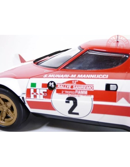 1/18 Lancia Stratos N2 Winner Sanremo Rally 1974 T9-1800175 TRIPLE COLLECTION