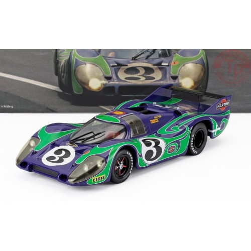 1/18 PORSCHE 917LH 4.5L TEAM MARTINI RACING INTERNATIONAL N 3 2nd 24h LE MANS 1970 GERARD LARROUSSE - WILLI KAUHSEN W18034002...