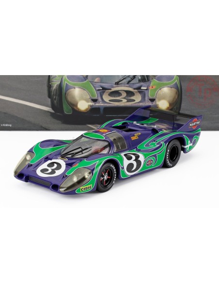 1/18 PORSCHE 917LH 4.5L TEAM MARTINI RACING INTERNATIONAL N 3 2nd 24h LE MANS 1970 GERARD LARROUSSE - WILLI KAUHSEN W18034002...