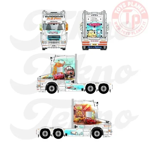 Scania R Torpedo Topline 6x4 J&D Pierce TEKNO 85015 TEKNO