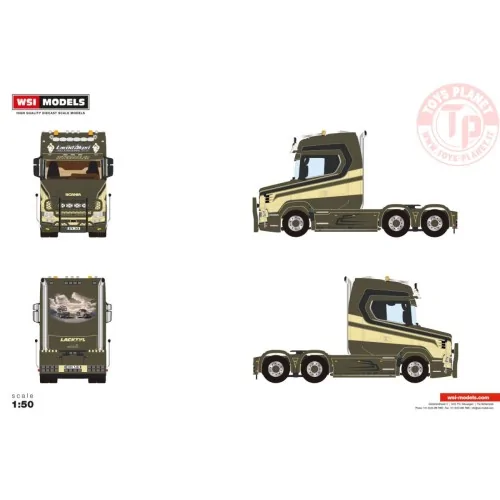 VLASTUIN TORPEDO 6X2 TAG AXLE Larös Åkeri AB WSI 01-4726 WSI MODELS