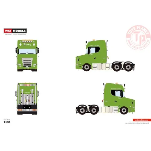 VLASTUIN TORPEDO 6X2 TAG AXLE Bring WSI 01-4658 WSI MODELS