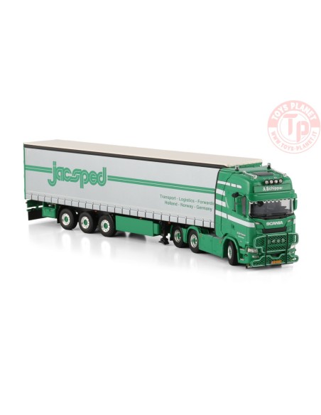 SCANIA S HIGHLINE CS20H 6X2 TAG AXLE CURTAINSIDE TRAILER - 3 AXLE Schipper Transport WSI 01-4632 WSI MODELS