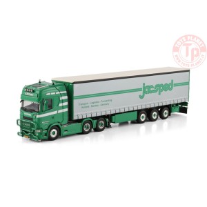 SCANIA S HIGHLINE CS20H 6X2 TAG AXLE CURTAINSIDE TRAILER - 3 AXLE Schipper Transport WSI 01-4632 WSI MODELS