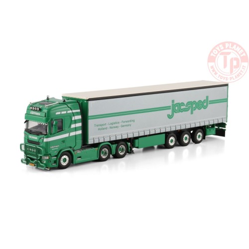 SCANIA S HIGHLINE CS20H 6X2 TAG AXLE CURTAINSIDE TRAILER - 3 AXLE Schipper Transport WSI 01-4632 WSI MODELS