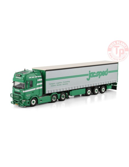 SCANIA S HIGHLINE CS20H 6X2 TAG AXLE CURTAINSIDE TRAILER - 3 AXLE Schipper Transport WSI 01-4632 WSI MODELS