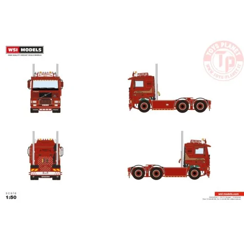 VOLVO F12 6X2 TAG AXLE Michael Andreassen WSI 01-4681 WSI MODELS