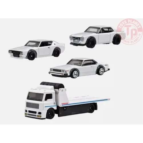 FLEET STREET-NISSAN SKYLINE 2000GT-R LBWK-NISSAN SKYLINE C210-NISSAN SKYLINE HT 2000GT-X 1/64 HOT WHEELS HKC16 HOT WHEELS