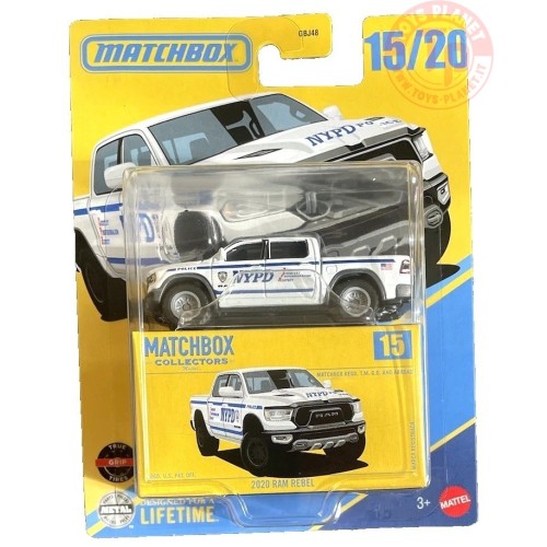 1/64 2020 Dodge RAM Rebel MATCHBOX JCL40 MATCHBOX