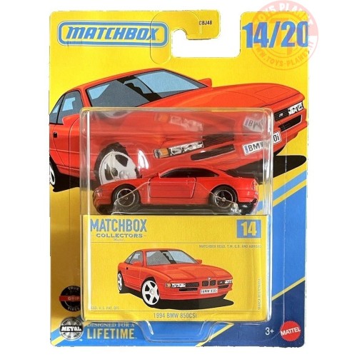 1/64 1994 BMW 850CSi M8 E31 MATCHBOX JCL30 MATCHBOX