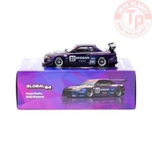 1/64 Nissan Skyline (R32) Widebody TARMAC T64G-061-MP TARMAC WORKS