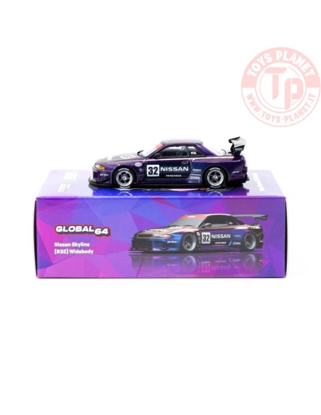 1/64 Nissan Skyline (R32) Widebody TARMAC T64G-061-MP TARMAC WORKS