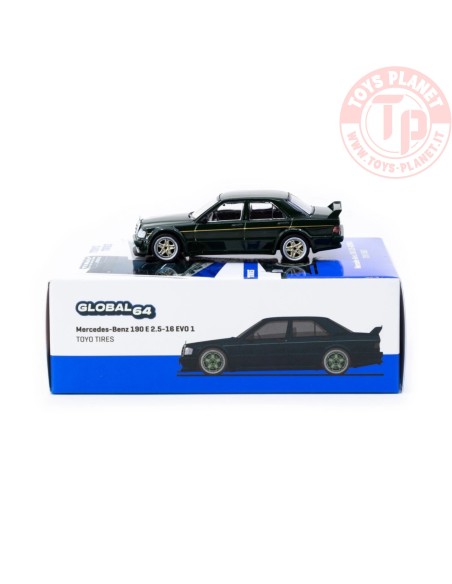 1/64 Mercedes-Benz 190 E 2.5-16 EVO 1 TARMAC T64G-057-TOYO TARMAC WORKS