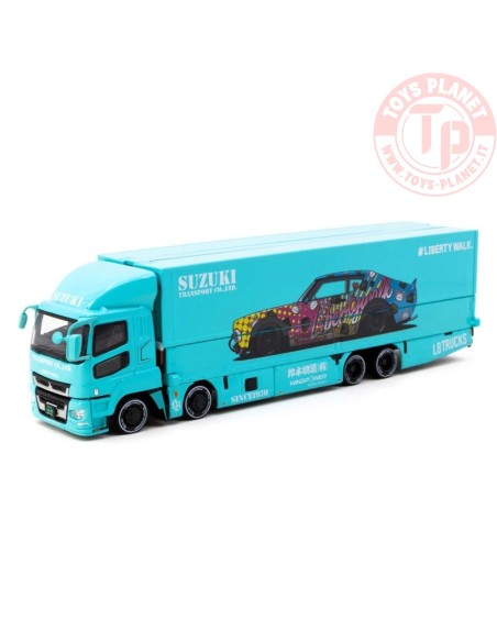 1/64 Mitsubishi Fuso super great LB-TRUCKS TARMAC T64T-TL001-LBS TARMAC WORKS