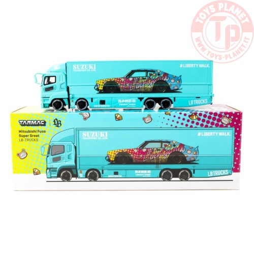 1/64 Mitsubishi Fuso super great LB-TRUCKS TARMAC T64T-TL001-LBS TARMAC WORKS