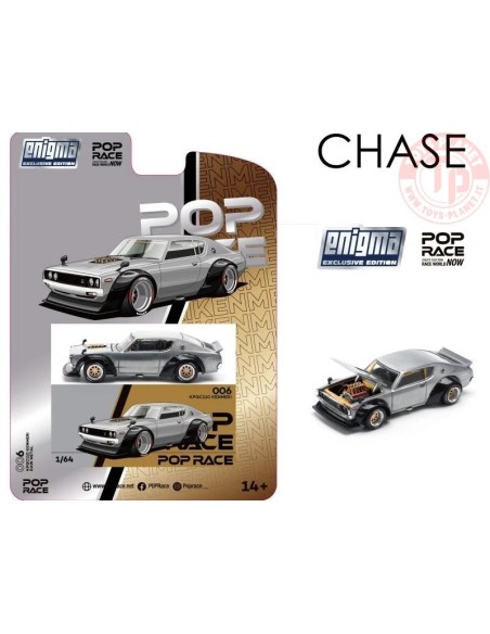1/64 NISSAN Skyline KPGC110 Kenmeri - CHASE CAR POP RACE 006CHASE POP RACE