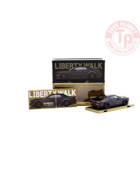 1/64 Dodge Challenger SRT Hellcat LB-WORKS T64G-TL039-BK TARMAC WORKS