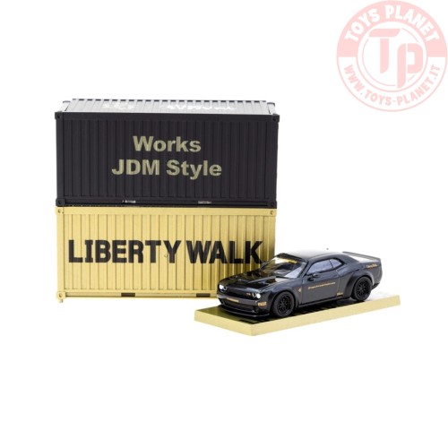 1/64 Dodge Challenger SRT Hellcat LB-WORKS T64G-TL039-BK TARMAC WORKS