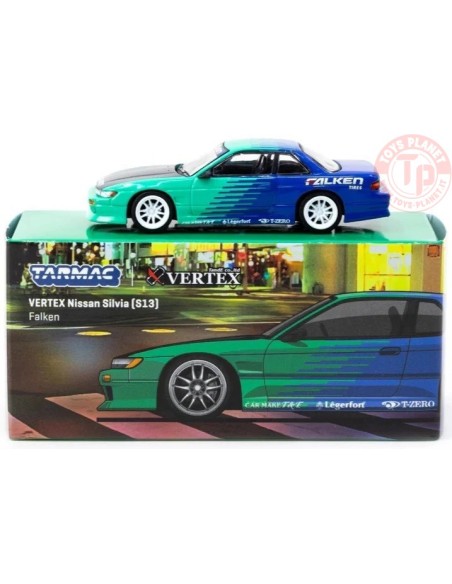 1/64 Falken VERTEX Nissan Silvia S13 T64G-025-FA TARMAC WORKS
