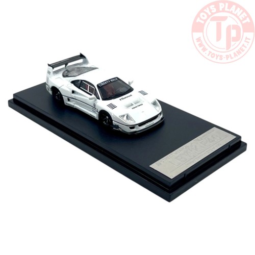 1/64 FERRARI F40 LBWK WHITE STW170 STREET WARRIOR