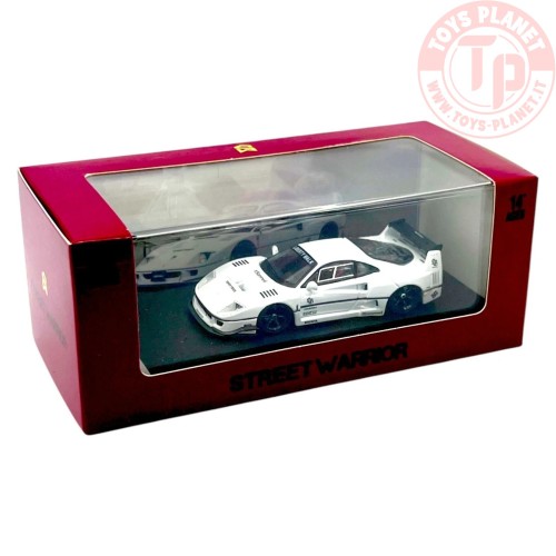 1/64 FERRARI F40 LBWK WHITE STW170 STREET WARRIOR