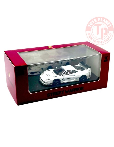 1/64 FERRARI F40 LBWK WHITE STW170 STREET WARRIOR
