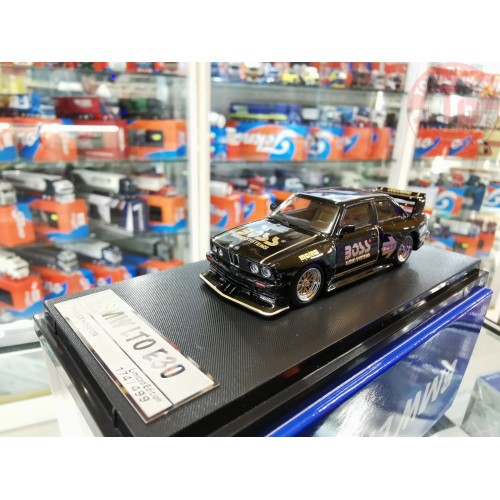 1/64 BMW E30 BOSS nero STW128 STREET WARRIOR