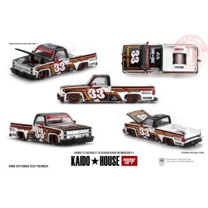 1:64 CHEVROLET SILVERADO KAIDO INTIMIDATOR V1 1980 KHMG212 MINI GT