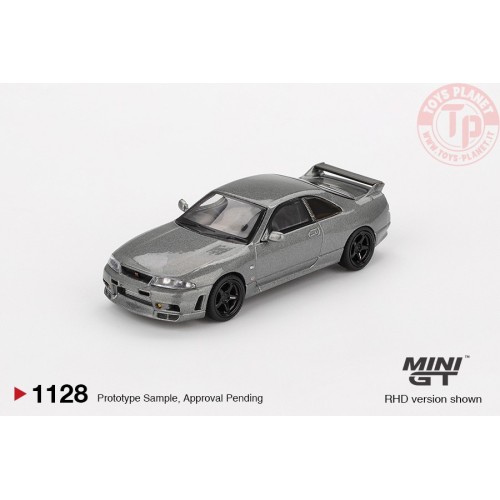 1:64 NISSAN GTR (R33) NISMO BCNR33 CRS DARK METAL GRAY 1993 MGT01128-R Mini Gt