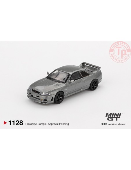 1:64 NISSAN GTR (R33) NISMO BCNR33 CRS DARK METAL GRAY 1993 MGT01128-R Mini Gt