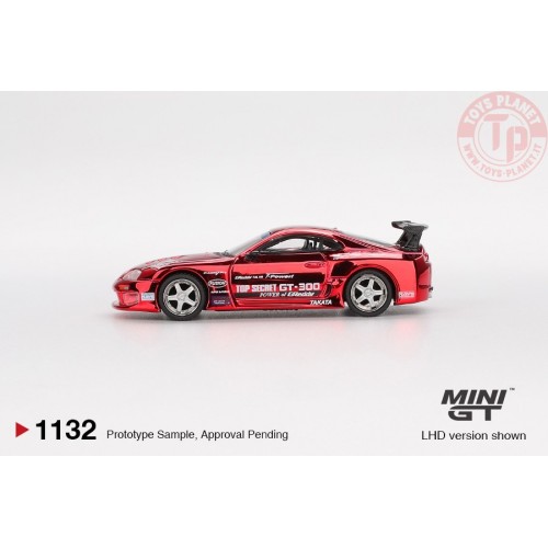 1:64 TOYOTA SUPRA (A80) TOP SECRET GT-300 RED CHROME 2014 MGT01132-L Mini Gt