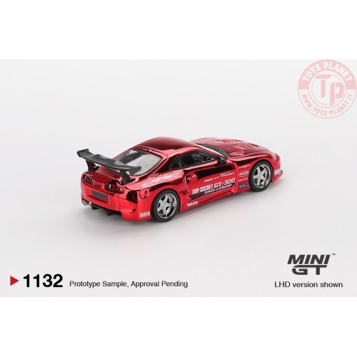 1:64 TOYOTA SUPRA (A80) TOP SECRET GT-300 RED CHROME 2014 MGT01132-L Mini Gt