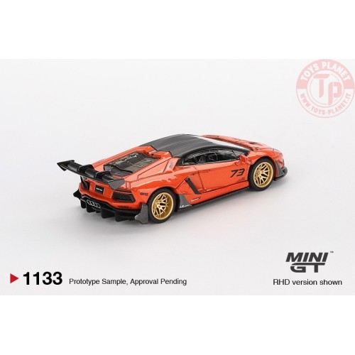 1:64 LAMBORGHINI AVENTADOR LB WORKS LIMITED EDITION ORANGE MDX 2025 MGT01133-R Mini Gt