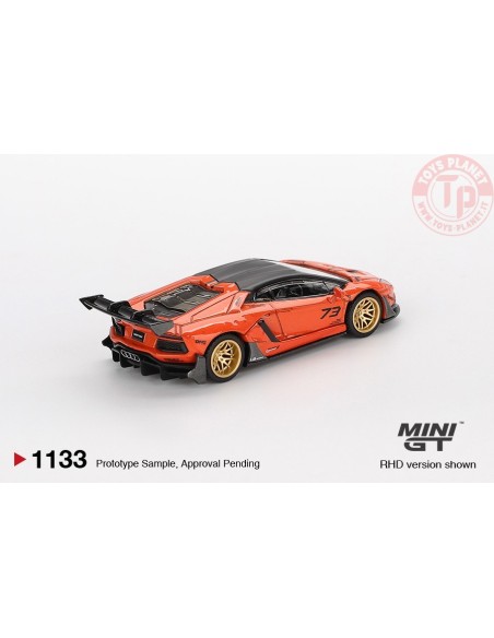 1:64 LAMBORGHINI AVENTADOR LB WORKS LIMITED EDITION ORANGE MDX 2025 MGT01133-R Mini Gt 1:64 LAMBORGHINI AVENTADOR LB WORKS LIMITED EDITION ORANGE MDX 2025 MGT01133-R Mini Gt