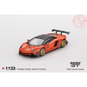 1:64 LAMBORGHINI AVENTADOR LB WORKS LIMITED EDITION ORANGE MDX 2025 MGT01133-R Mini Gt