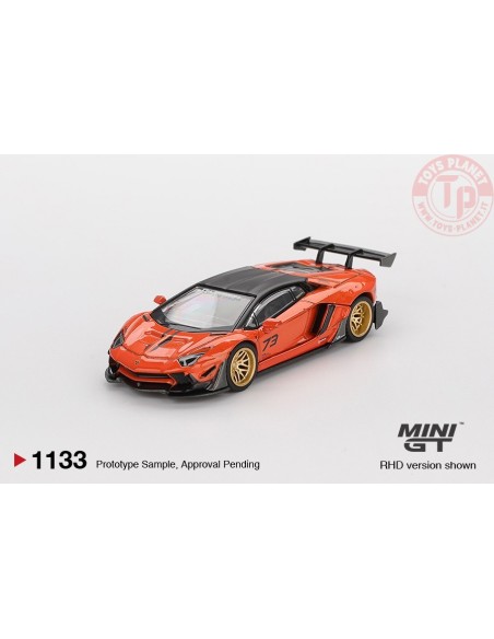 1:64 LAMBORGHINI AVENTADOR LB WORKS LIMITED EDITION ORANGE MDX 2025 MGT01133-R Mini Gt