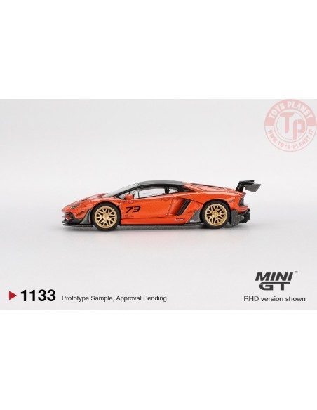 1:64 LAMBORGHINI AVENTADOR LB WORKS LIMITED EDITION ORANGE MDX 2025 MGT01133-R Mini Gt 1:64 LAMBORGHINI AVENTADOR LB WORKS LIMITED EDITION ORANGE MDX 2025 MGT01133-R Mini Gt